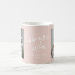 母の日のフォトギフト Love You Mom コーヒーマグカップ