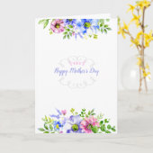 母の日のフローラグリーティングカード(オプションの写真) カード (黄色い花)