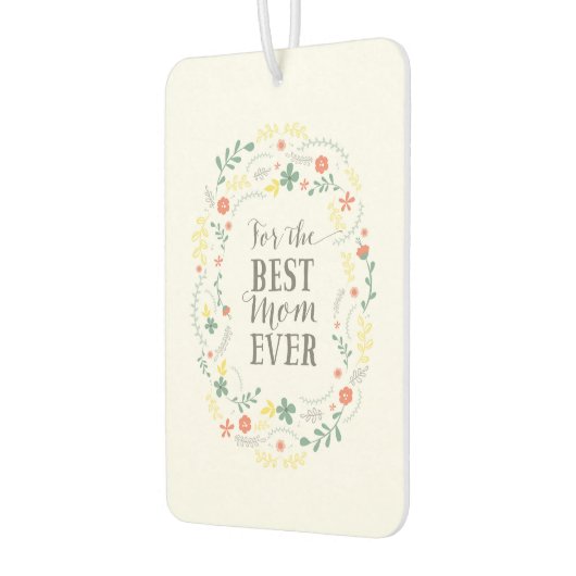 母の日のフローラリース母のための最高のこれまで カーエアーフレッシュナー (左)