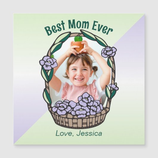 母の日のフローラ写真 (正面)