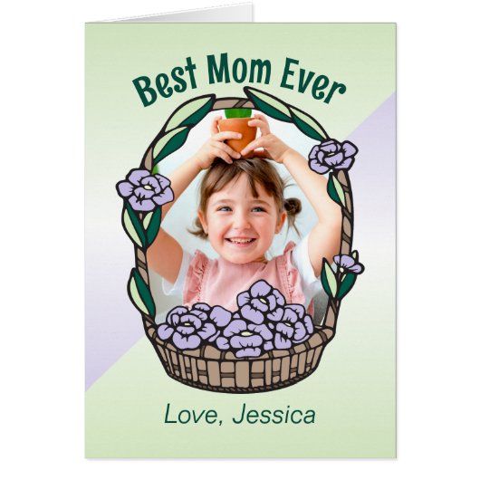 母の日のフローラ写真 (正面)