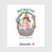 母の日のフローラ写真 シール (シート)