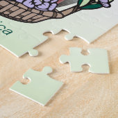 母の日のフローラ写真 ジグソーパズル (側面)