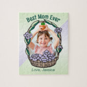 母の日のフローラ写真 ジグソーパズル (縦)