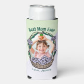 母の日のフローラ写真 スリム缶クーラー (Seltzer正面)