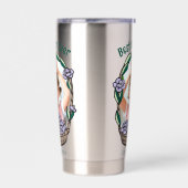 母の日のフローラ写真 保温保冷タンブラー (左面)