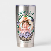 母の日のフローラ写真 保温保冷タンブラー (背面)