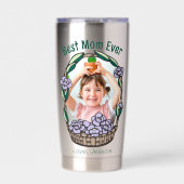 母の日のフローラ写真 保温保冷タンブラー (正面)