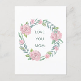 母の日のフローラ愛あなた母のホリデーポストカード シーズンポストカード