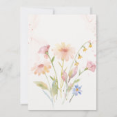 母の日のブランチ招待状 - エレガントなデザイン 招待状 (裏面)