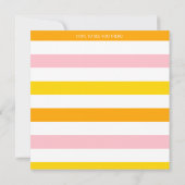 母の日のブランチ招待状 招待状 (裏面)