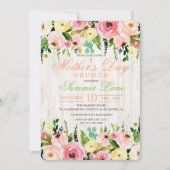母の日のブランチ招待状 招待状 (正面)