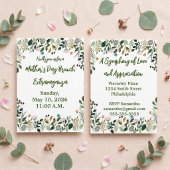 母の日のブランチ・フィエスタ招待状 招待状