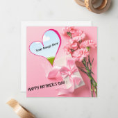 母の日のプリントカード - あなただけの特別なカード ノートカード (正面/裏面インサイチュ)