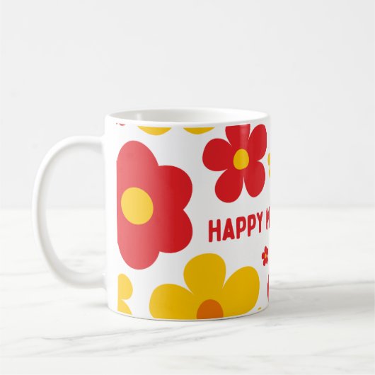 母の日のプレゼントにマグカップ コーヒーマグカップ (左)