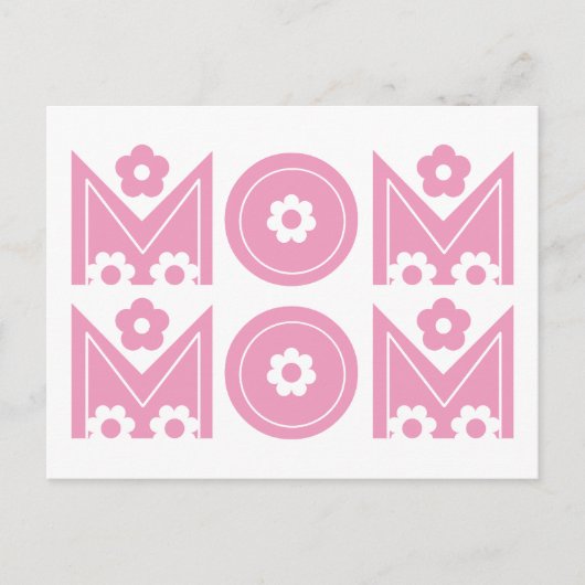 母の日のプレゼント ポストカード (正面)