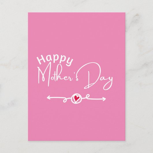 母の日のプレゼント ポストカード (正面)