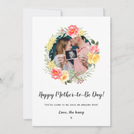 母の日のベビーバンプフローラ写真 カード