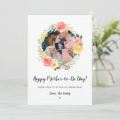 母の日のベビーバンプフローラ写真 カード (スタンド正面)