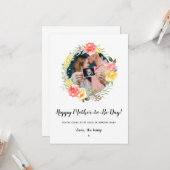 母の日のベビーバンプフローラ写真 カード (正面/裏面インサイチュ)