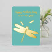 母の日のホイル ハoliday カード (立ち正面)