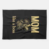 母の日のボスタオルのような母 キッチンタオル (横)