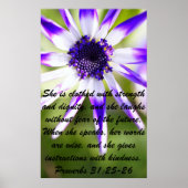 母の日のポスターのための聖書の韻文 ポスター (正面)