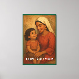 母の日のポスター キャンバスプリント