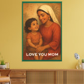 母の日のポスター キャンバスプリント (インサイチュ (リビング))