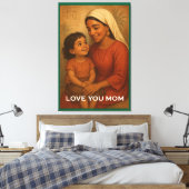 母の日のポスター キャンバスプリント (インサイチュ (寝室))