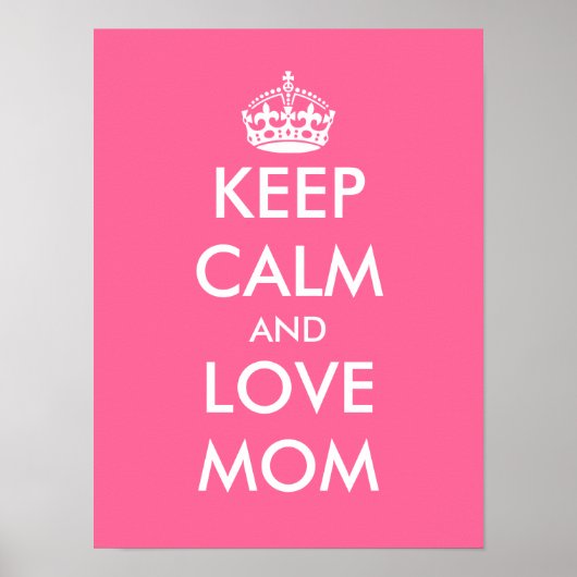 母の日のポスター 保お母さん| ポスター (正面)