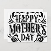 母の日のポストカードのギフト ポストカード (正面/裏面)