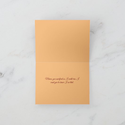 母の日のポストカード シーズンカード (内部)