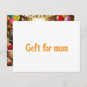 母の日のポストカード ポストカード (正面/裏面)