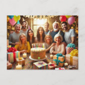 母の日のポストカード ポストカード (裏面)