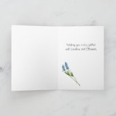 母の日のポット花カード カード (内部)