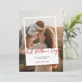 母の日のポラロイド写真 シーズンカード (スタンド正面)