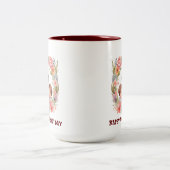 母の日のマグカップ|水の色のスタイルマグカップママ ツートーンマグカップ (中央)