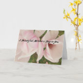 母の日のマグノリア2013年 カード (黄色い花)