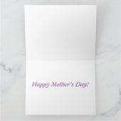 母の日のマグノリア カード (内部)