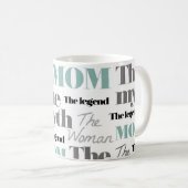 母の日のマグ最高のマママ私たちはあなたを愛している コーヒーマグカップ (正面右)