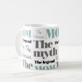 母の日のマグ最高のマママ私たちはあなたを愛している コーヒーマグカップ (正面左)