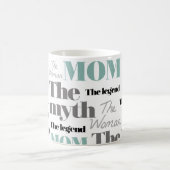 母の日のマグ最高のマママ私たちはあなたを愛している コーヒーマグカップ (中央)