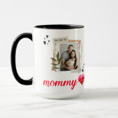 母の日のマグ、お母さんの誕生日に贈り物 マグカップ (左)