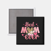 母の日のママTシャツ 娘から女性・ママ・子供 マグネット (正面/裏面)