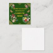 母の日のメッセージカード ノートカード (正面/裏面)