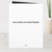 母の日のメッセージ カード (裏面)