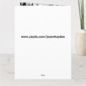 母の日のメッセージ カード (裏面)