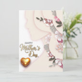 母の日のモダン休日カード シーズンカード (スタンド正面)