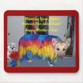 母の日のモデル衣装 マウスパッド (正面)